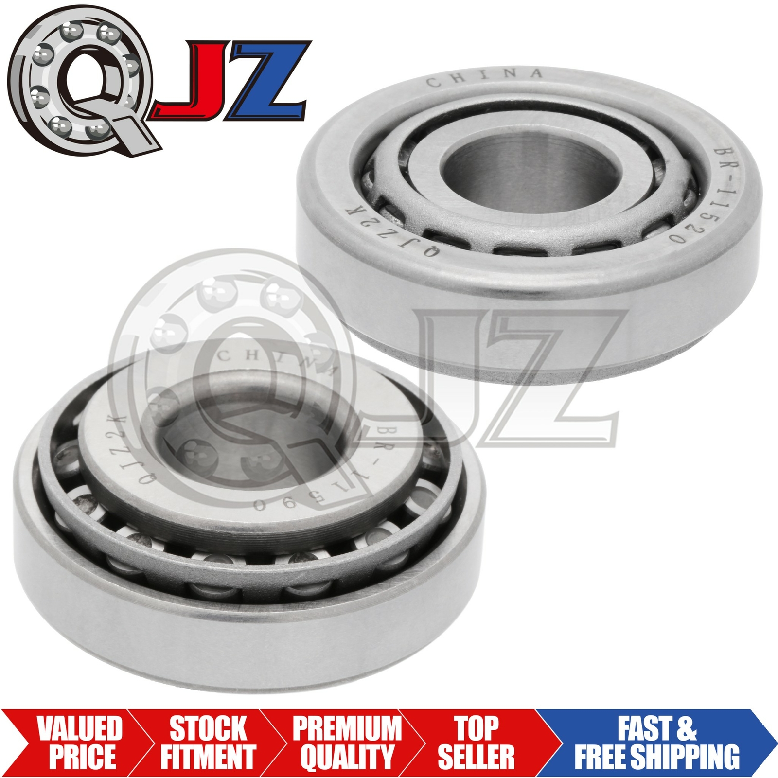 [2-Pack] 11590-11520 Tapered Roller Bearing Set 5/8″ x 1.688″ x 0.56″ (IDxODxW)