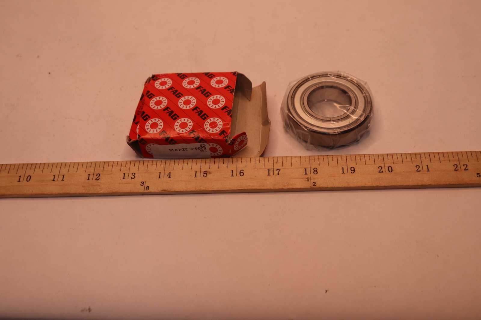 Fag Deep Groove Ball Bearing 6206-C-2Z-L038