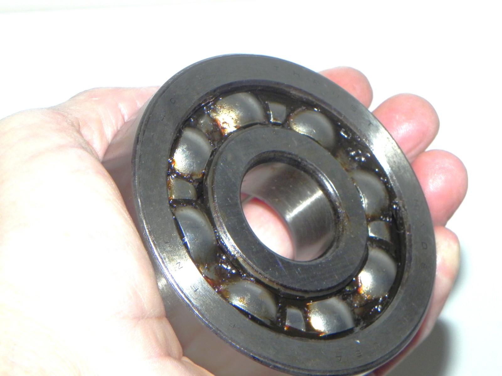 Fafnir 7405W Thrust Angular Bearing, Unsealed 25 mm Bore, 80 mm OD, 21 mm width