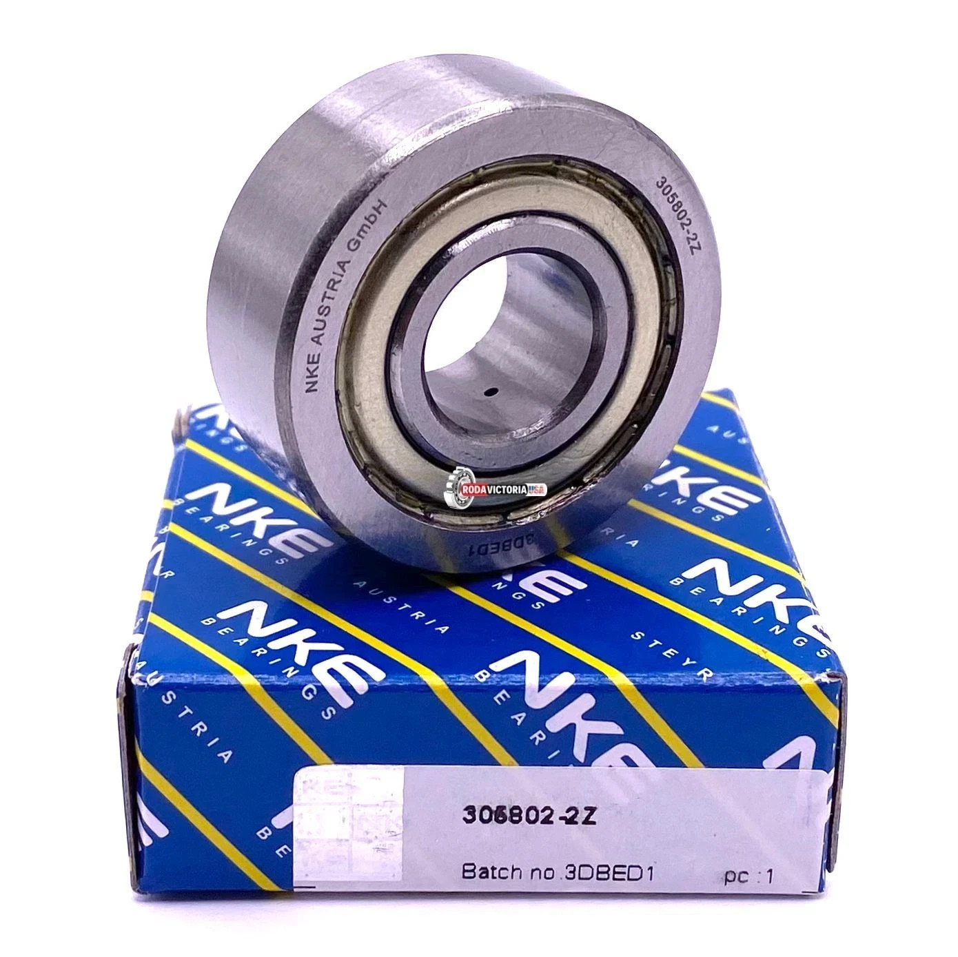 NKE 305802 ZZ Support Roller Bearing LR5202 ZZ LR5202 DDU 542802 15x40x15.9 mm