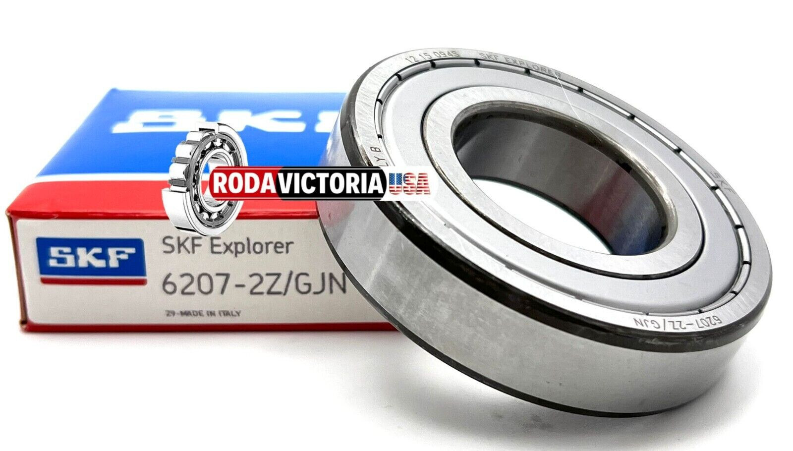 SKF 6207 2Z C3/GJN DEEP GROOVE BALL BEARING, METAL SHIELDED 35x72x17 mm