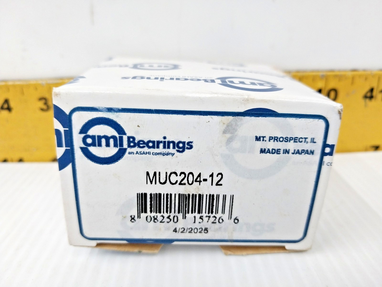 New ami Bearings Stainless Steel Bearing Insert 3/4″ Bore MUC204-12