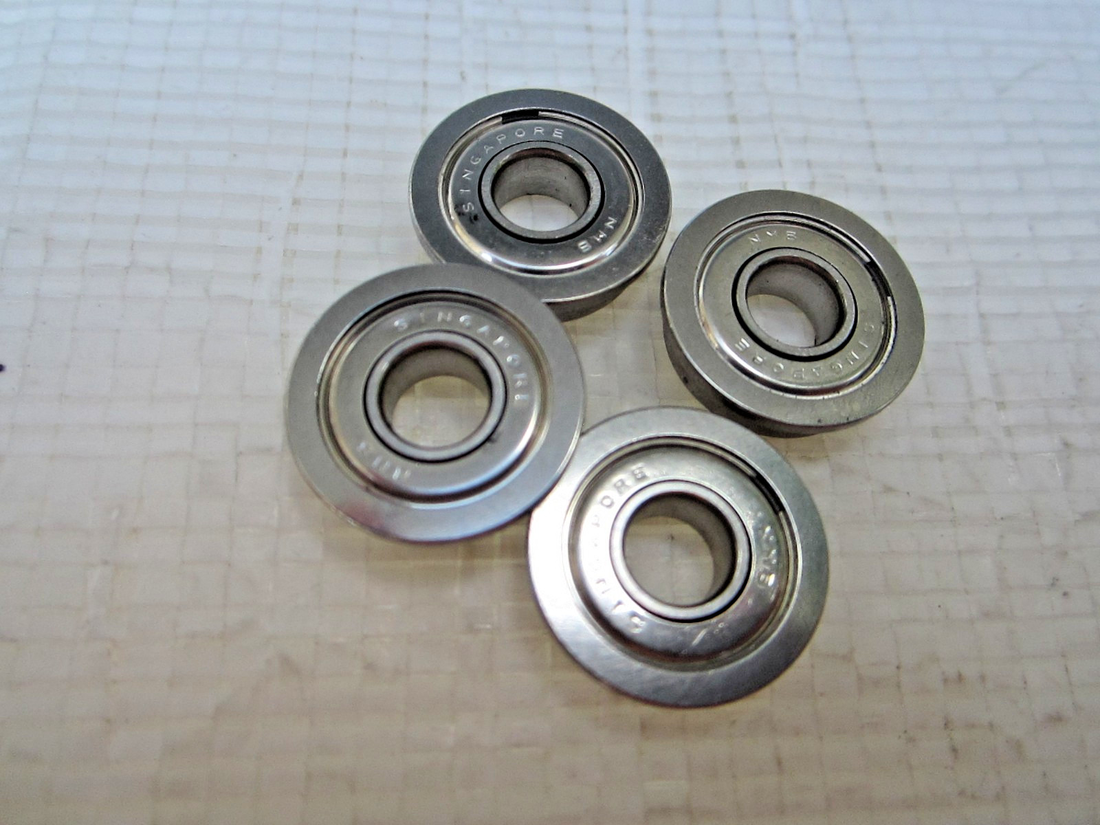 NMB SSF-696-2Z DOUBLE SHIELDED MINI BALL BEARING LOT OF 4 SSF6962Z