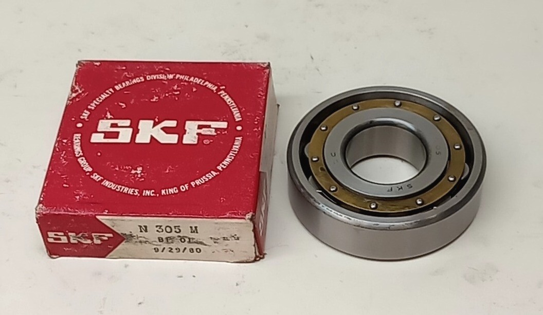SKF N 305 M Cylindrical Roller Bearing 25mm ID X 62mm OD X 17mm W N305M
