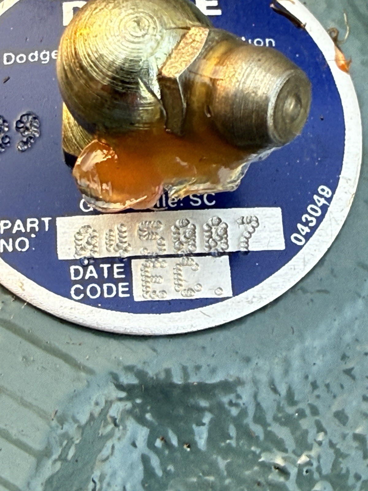 Dodge 3-7/16” S-2000 Spherical Roller Bearing TPHU-S2-307R 045007 (surface rust)