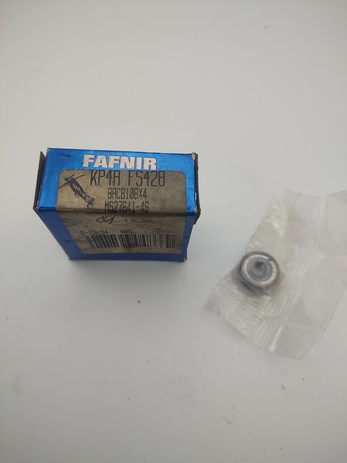Torrington Fafnir KP4A-FS428 Ball Bearing, 1/4″ Bore NOS
