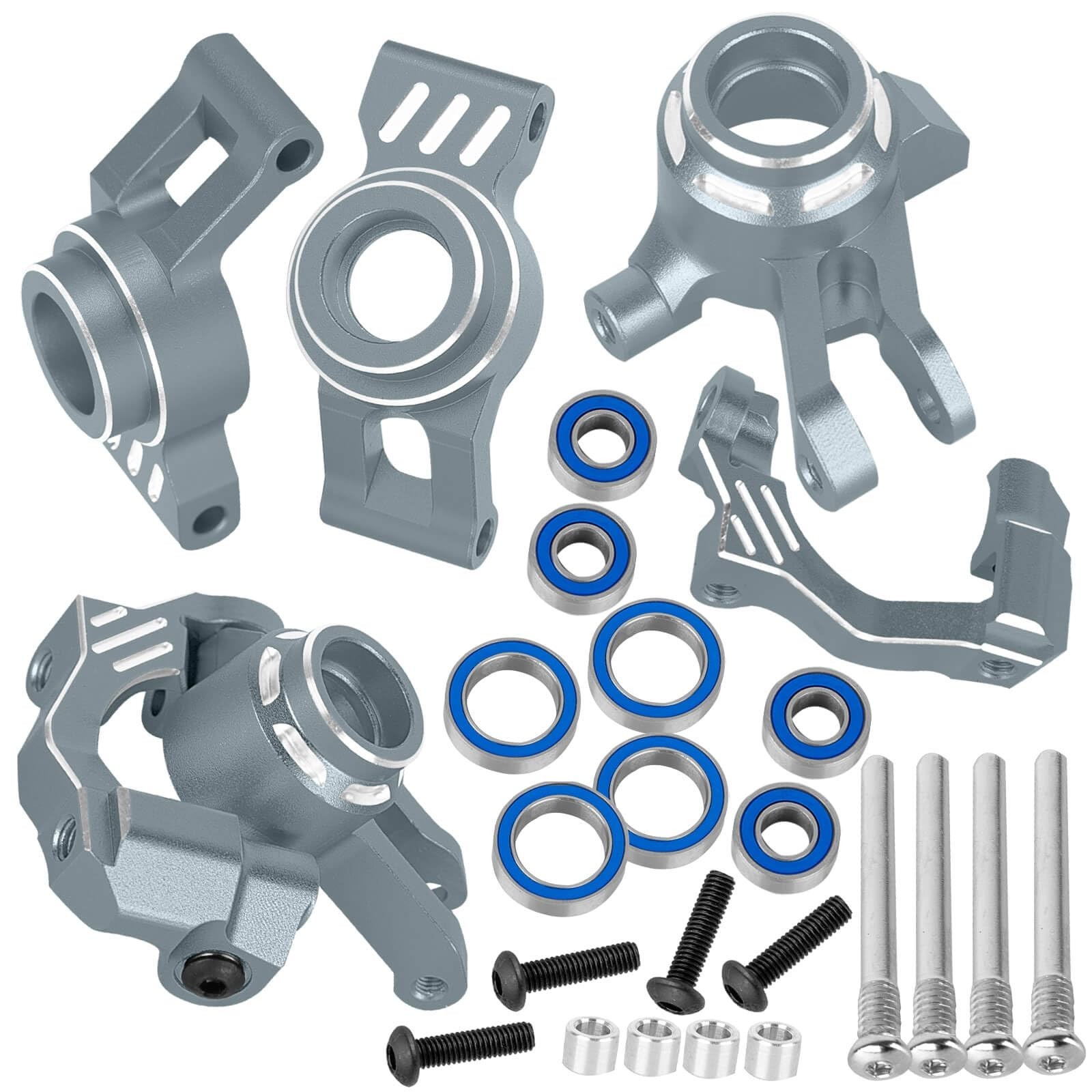 RC Aluminum Caster Block & Steering Blocks & Rear Stub Axle Carriers & Steeri…
