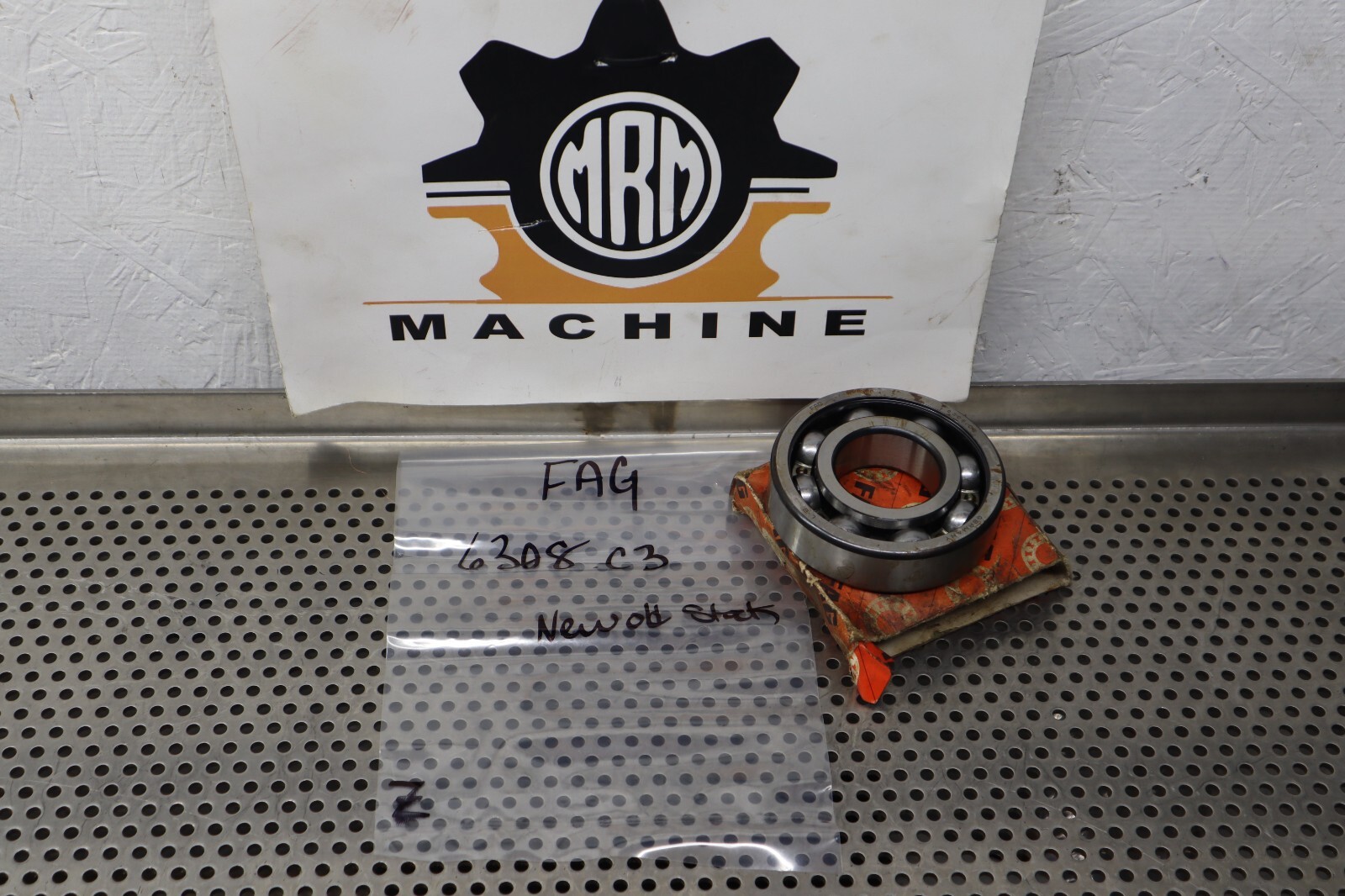 FAG 6308.C3 Deep Groove Ball Bearing New Old Stock See All Pictures