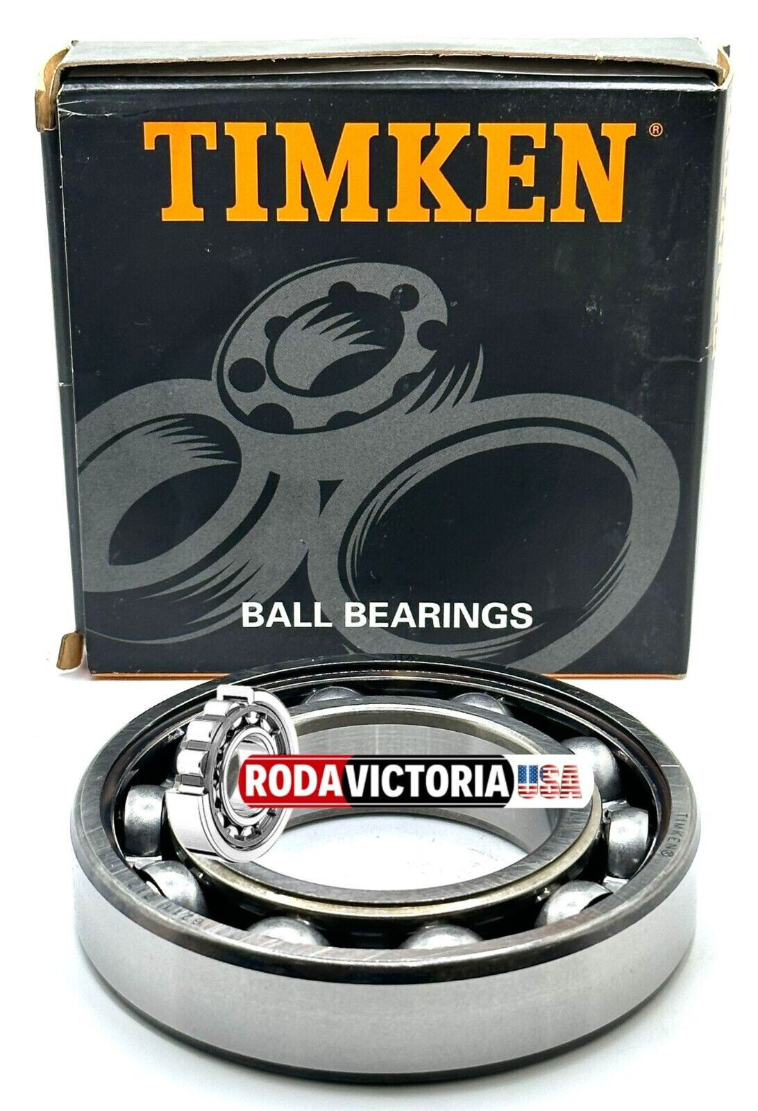 TIMKEN 6211 C3 DEEP GROOVE BALL BEARING, OPEN SEALS 55x100x21mm