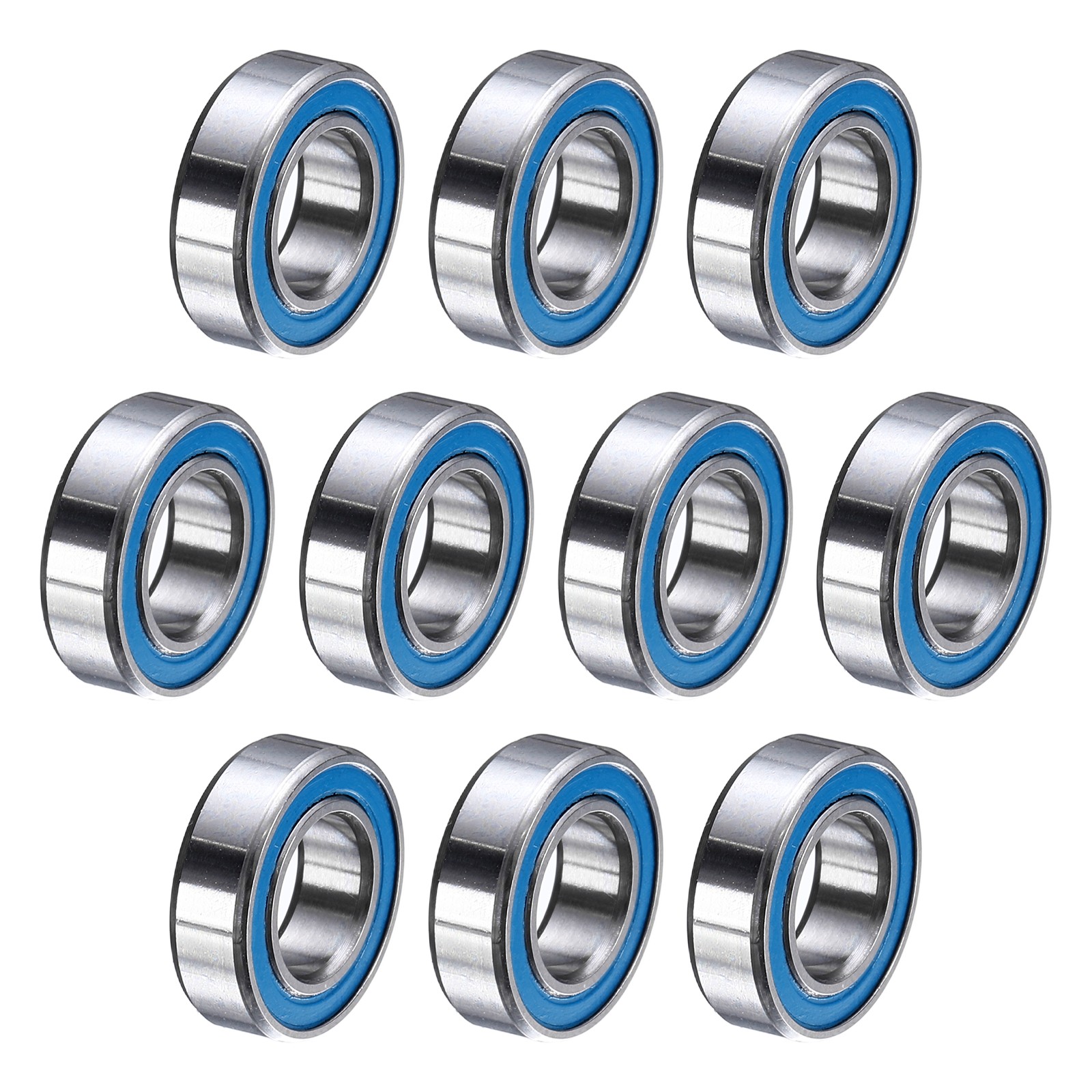 10 Pcs 7x13x4mm MR137-2RS Deep Groove Micro Bearing MACHINE Chrome Steel Bearing