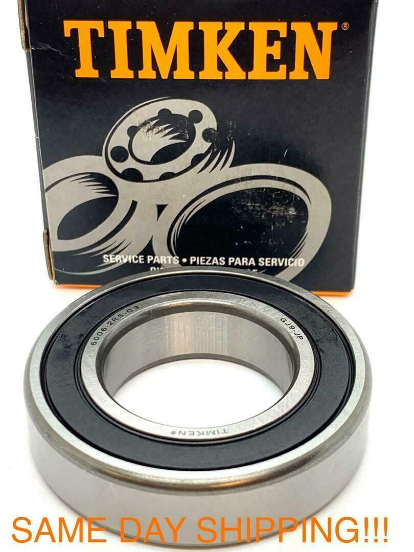 TIMKEN 6006-2RS DEEP GROOVE BALL BEARING 106CC 30x55x13mm SAME DAY SHIPPING