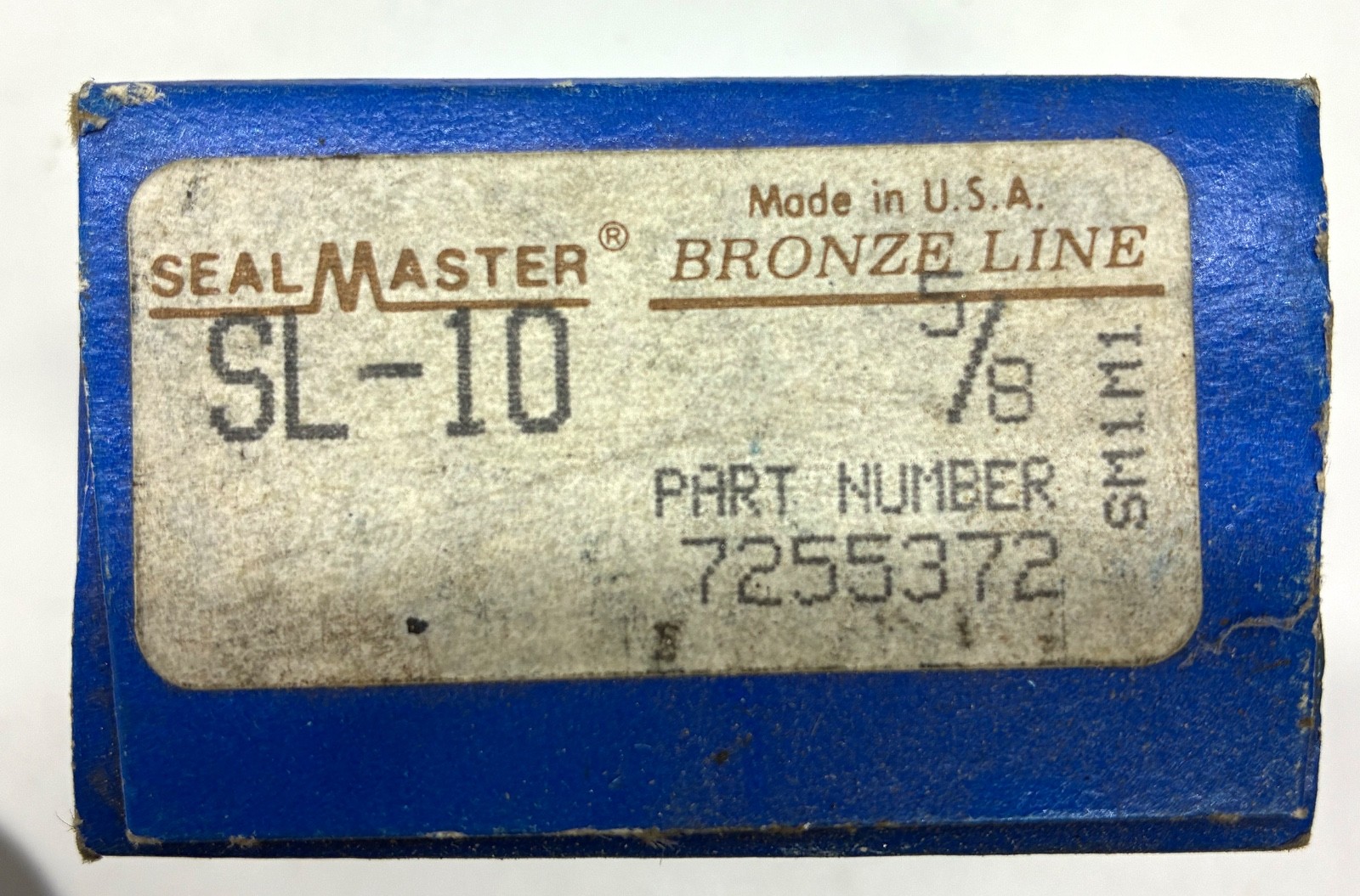 SealMaster SL-10 Ball Bearing 5/8” Bore USA NOS NEW IN BOX