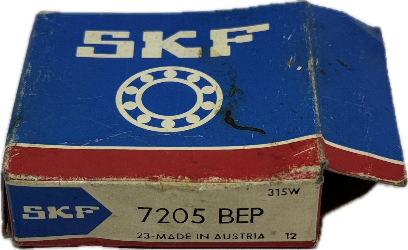 SKF 7205 BEP BEARING SINGLE ROW ANGULAR CONTACT BALL BEARING 40° 25MM BORE NEW