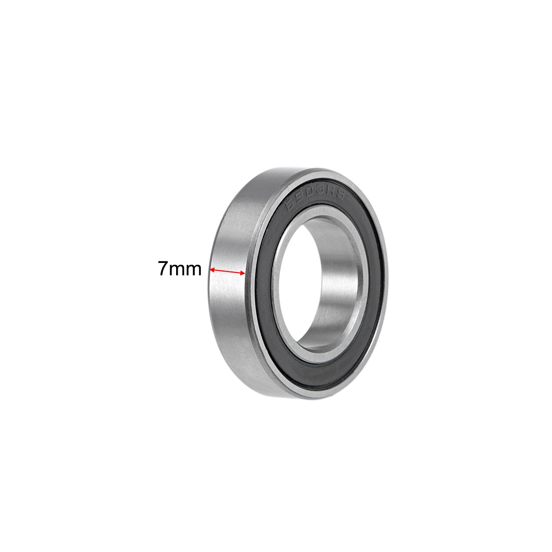 6903-2RS Ball Bearings 17x30x7mm Double Sealed Chrome Steel Z2 ABEC1 10pcs