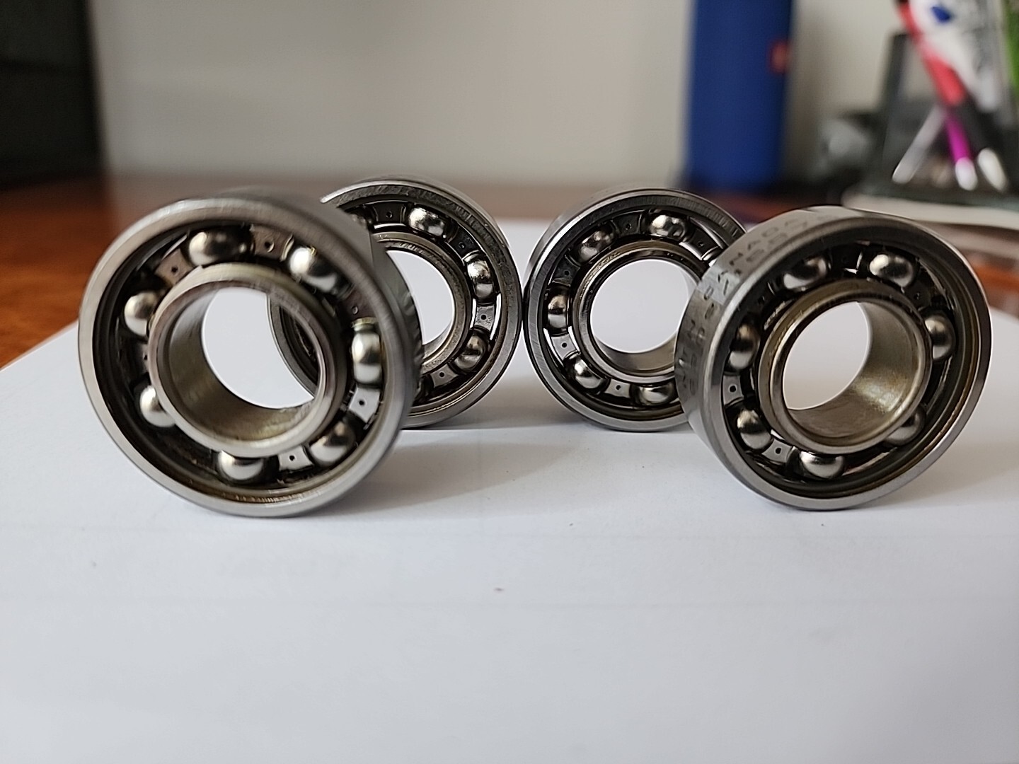 Lot of 4 – 6202/15.875, Single Row Radial Ball Bearing / P3