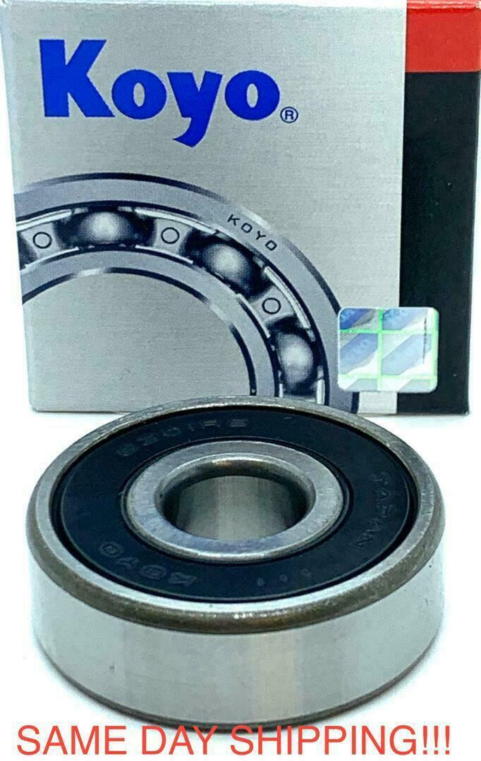 KOYO 6301 2RS C3 DEEP GROOVE BALL BEARING, RUBBER SEALED 12x37x12 mm