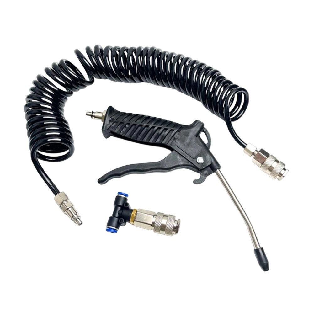 Truck Air Duster Spiral Hose Workshop Cleaning Rubber Ergonomic Handle