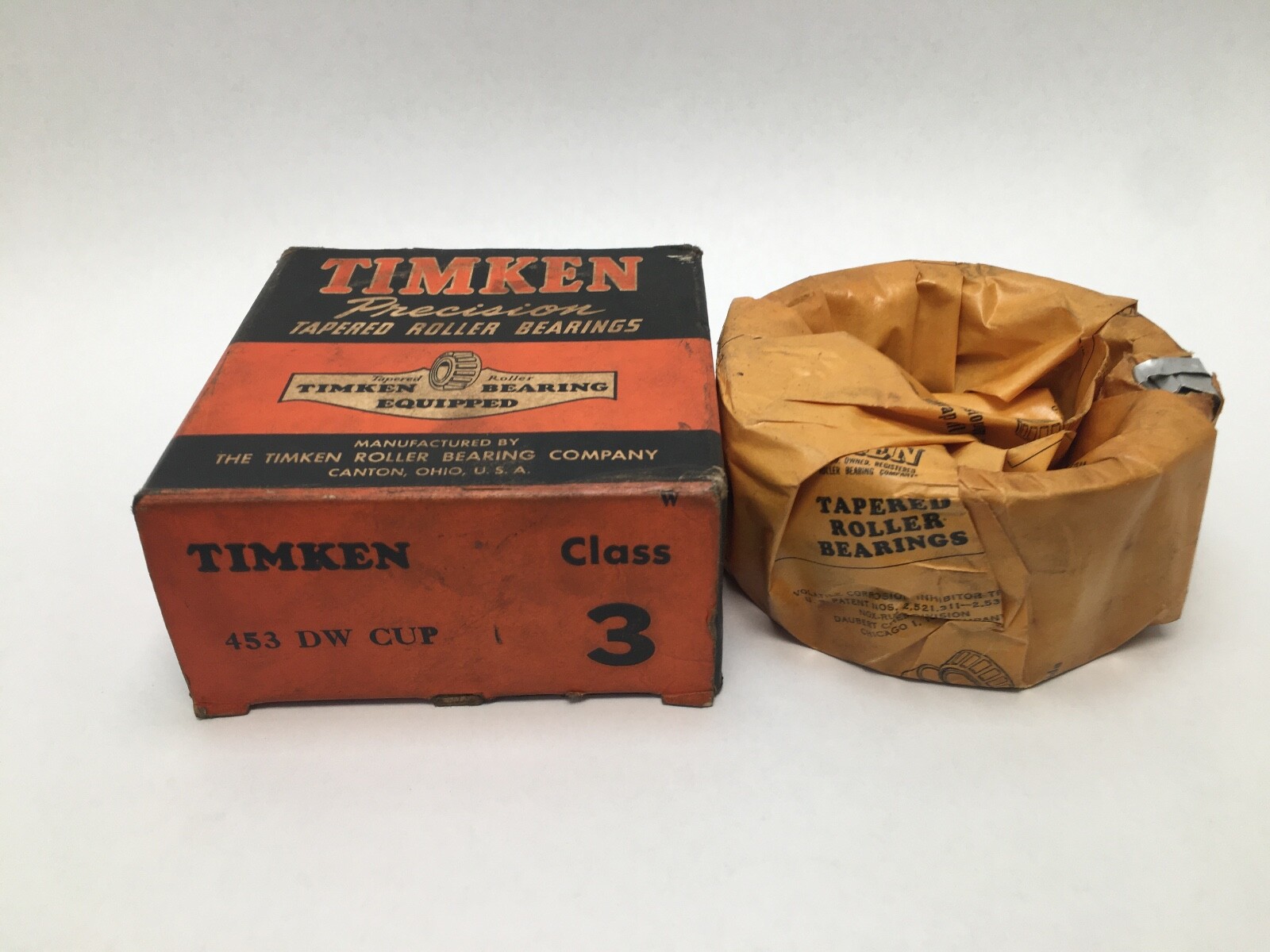 TIMKEN 453DW-3 Double Taper Bearing Cup/Race 4-1/2″ OD 2-3/16″ W 453-D-W *3 USA