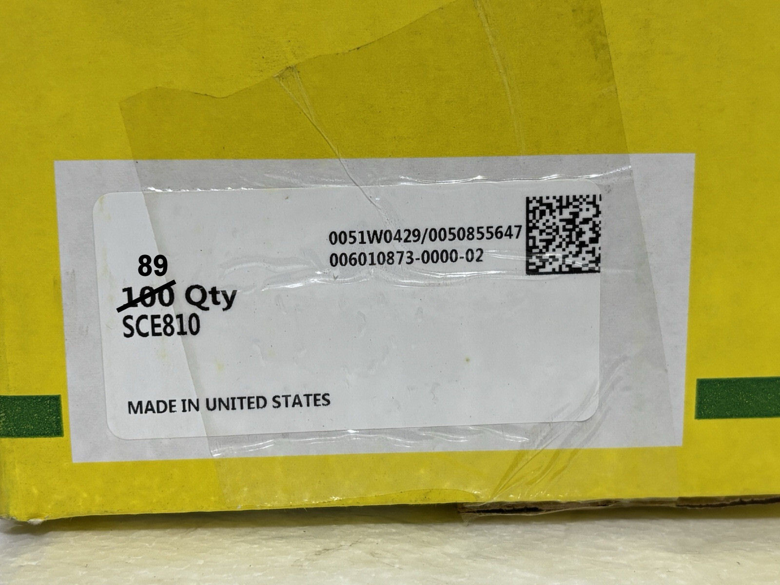 Lot Of 89 INA SCE810 Needle Roller Bearing 1/2″ Bore, 11/16″ OD, 5/8″ W 4XFH2