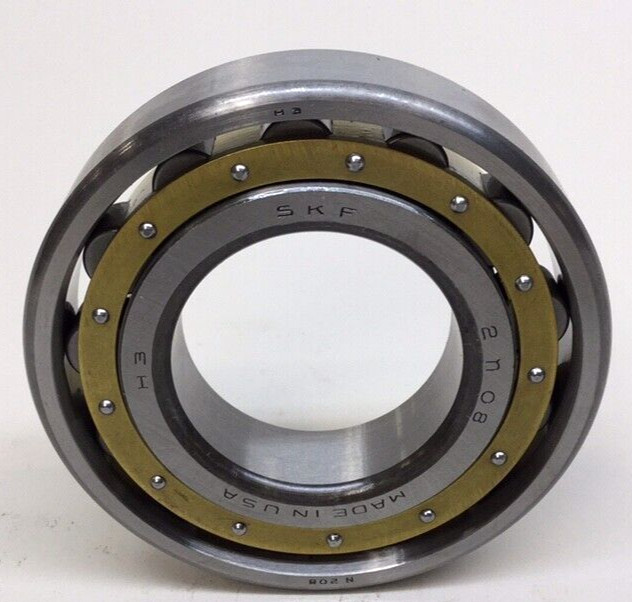 SKF N208 Cylindrical Roller Bearing 40mm ID X 80mm OD X 18mm W N-208