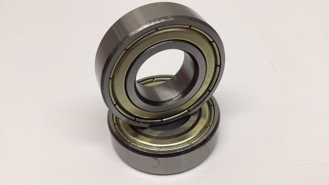 RBI 6004ZZ Ball Bearing 20mm ID 42mm OD 12mm Width Double Shielded (Pack Of 2)