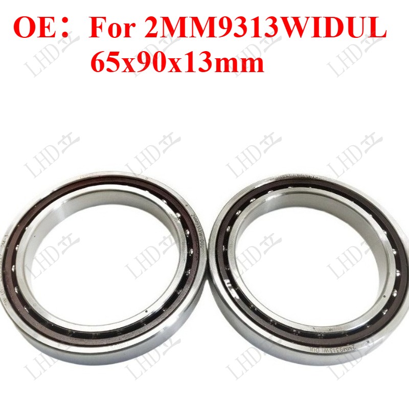 2Pcs 2MM9313WIDUL 65x90x13mm Angular Bearing For 2MM9313WI –