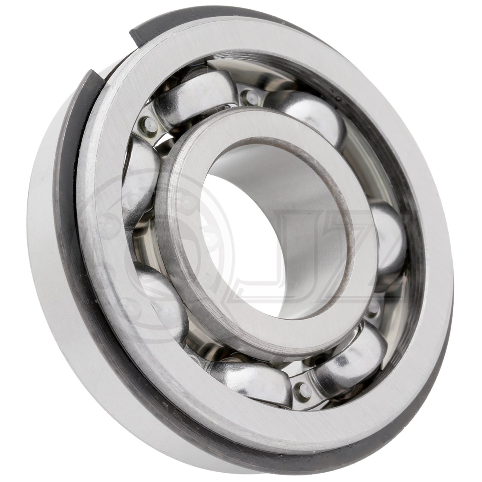 [Qty.8] 6305-OPEN Deep Groove Bearing W/ Snap-Ring [25mm ID x 62mm OD x 17mm W]