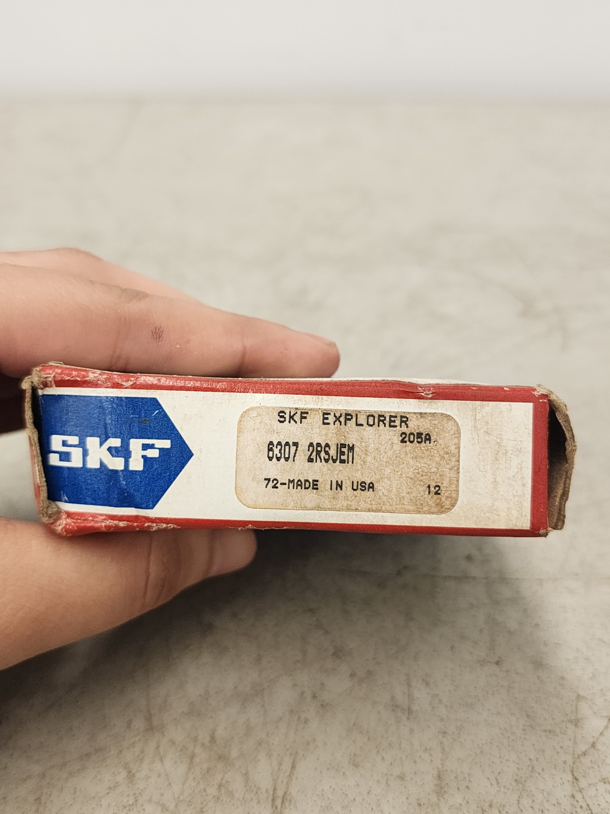 (2) SKF 6307-2RS JEM 35mm X 80mm X 21mm Sealed Bearing Made in USA