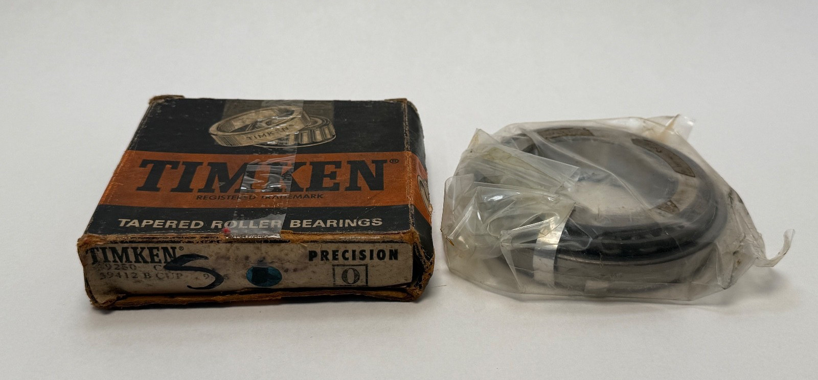 Timken 39250/39412B Flange Taper Bearing Cone&Cup 39412-B 2-1/2″ ID 4-1/8″ OD