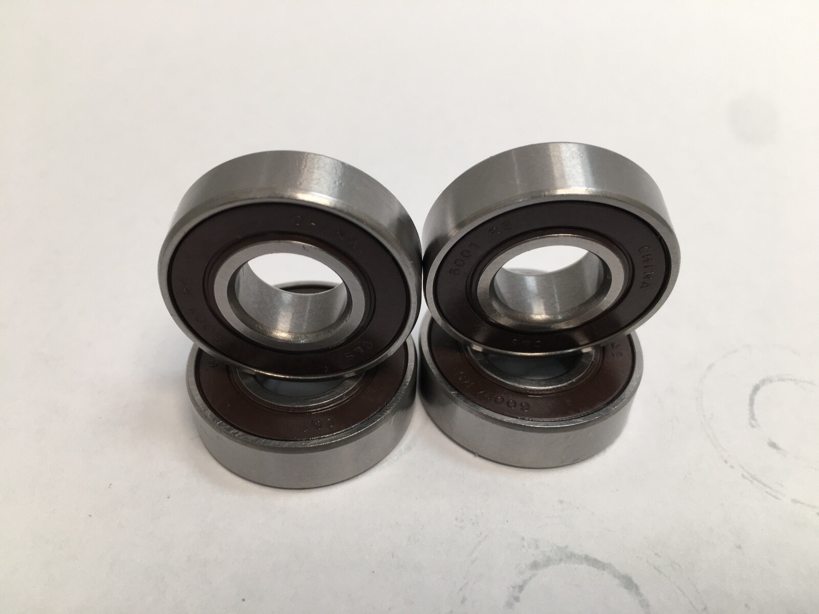 4 pcs 60012RS Bearing Rubber Seals 12x28x8 mm 6001 2RS RS 6001RS