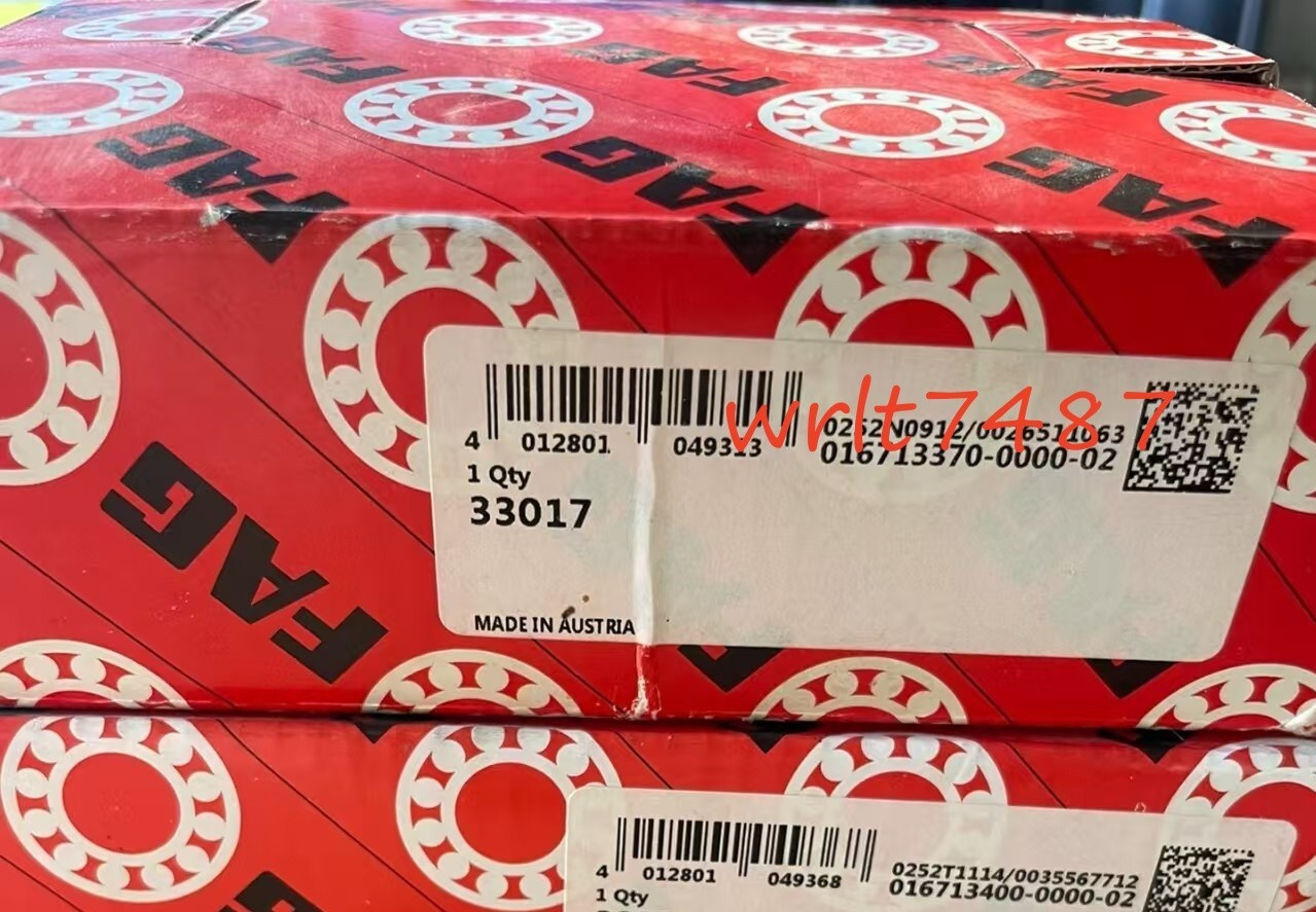 1PC FAG 33017 tapered roller bearing