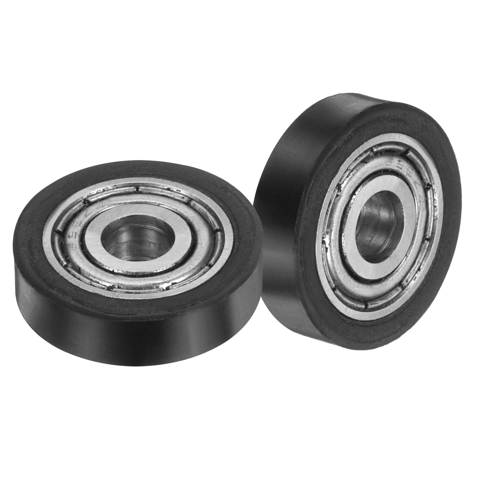 2 Pcs Plastic Roller Wheel with Bearings 3/16″ x 3/4″ x 3/16″ Bearing Pulley