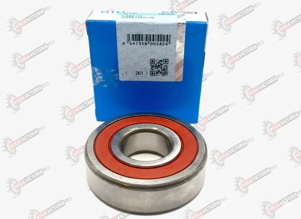 NTN 6305 LLU CM/5K Deep groove Ball Bearing, Rubber Sealed 25x62x17 mm