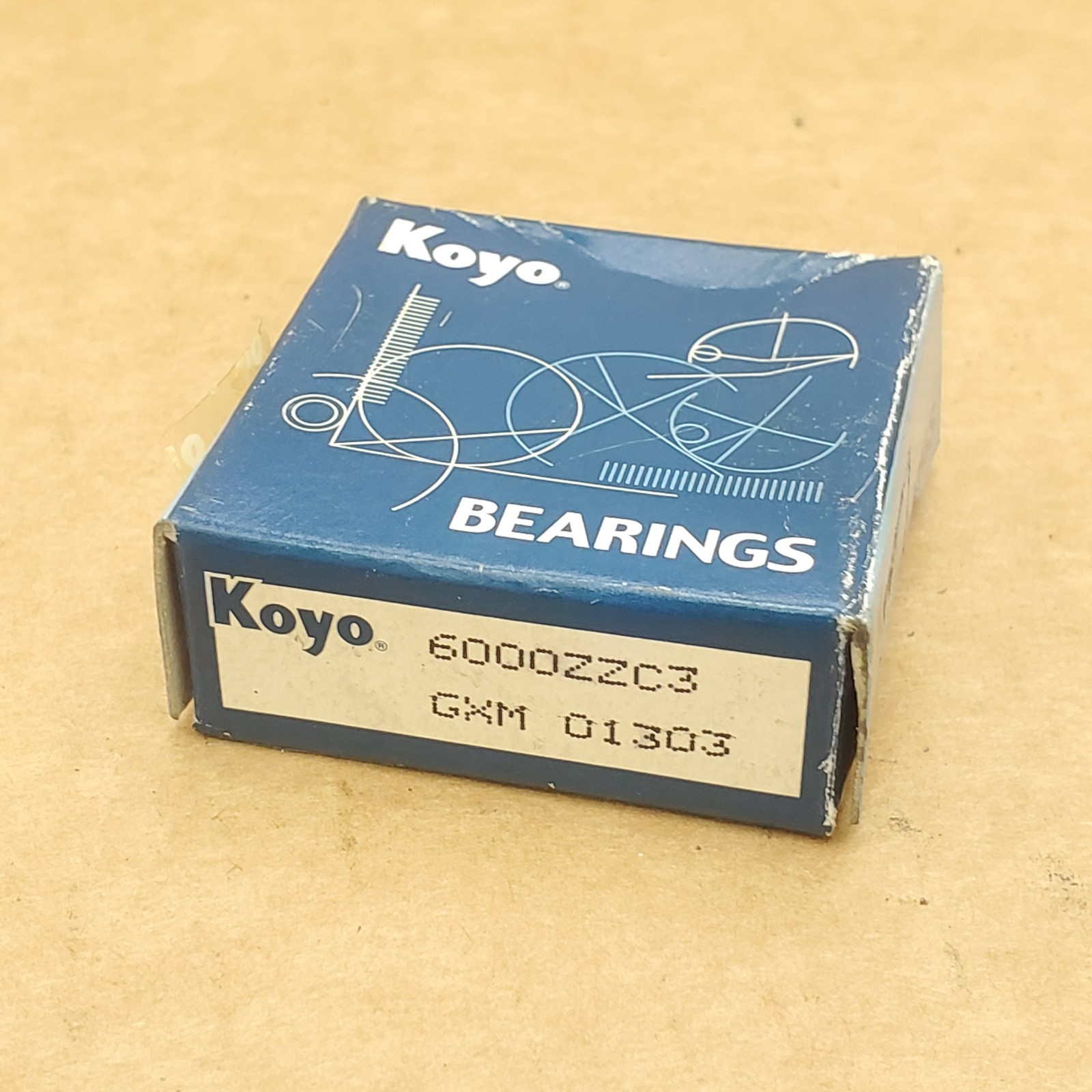 Koyo 6000ZZ Ball Roller Bearing 10 x 26 x 8mm – Lot of 2 -NEW & Ships FREE🚫🇨🇳