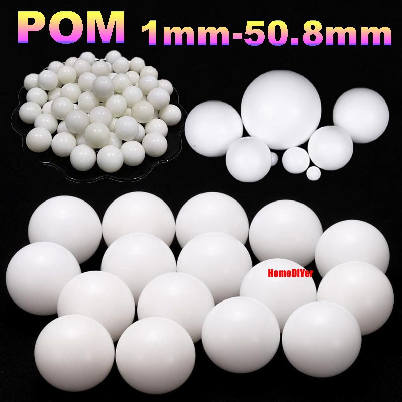 Polyoxymethylene Solid Ball POM Plastic Bearing Balls Beads Diameter 1mm-50.8mm