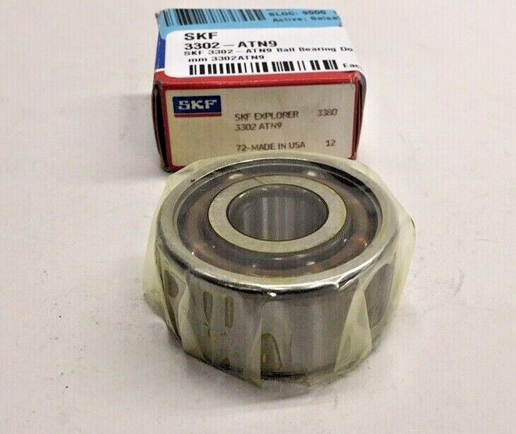 SKF 3302-ATN9 Ball Bearing Double Row 15x42x19 mm 3302ATN9