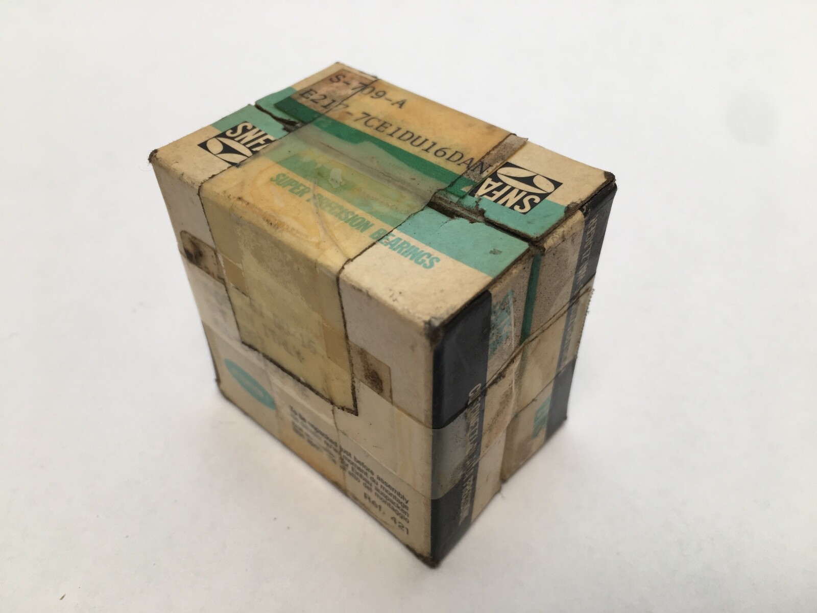 SNFA E217-7CE1DU Bearing 17x40x12 mm 7203-C E-217-7-CE-1-DU/16 Italy 2 Pcs
