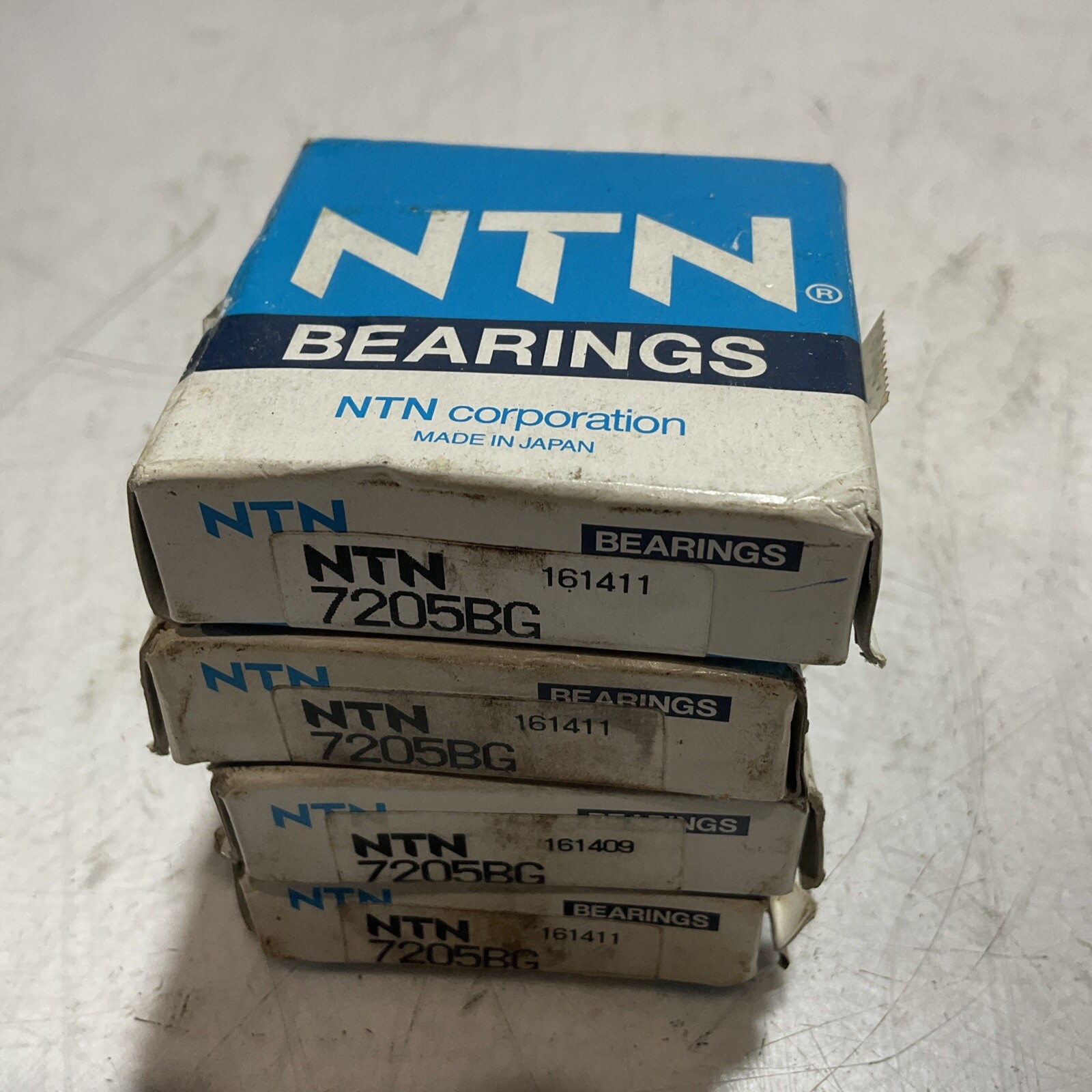NTN 7205BG SINGLE ROW CONTACT BALL BEARING LOT 4 RM6