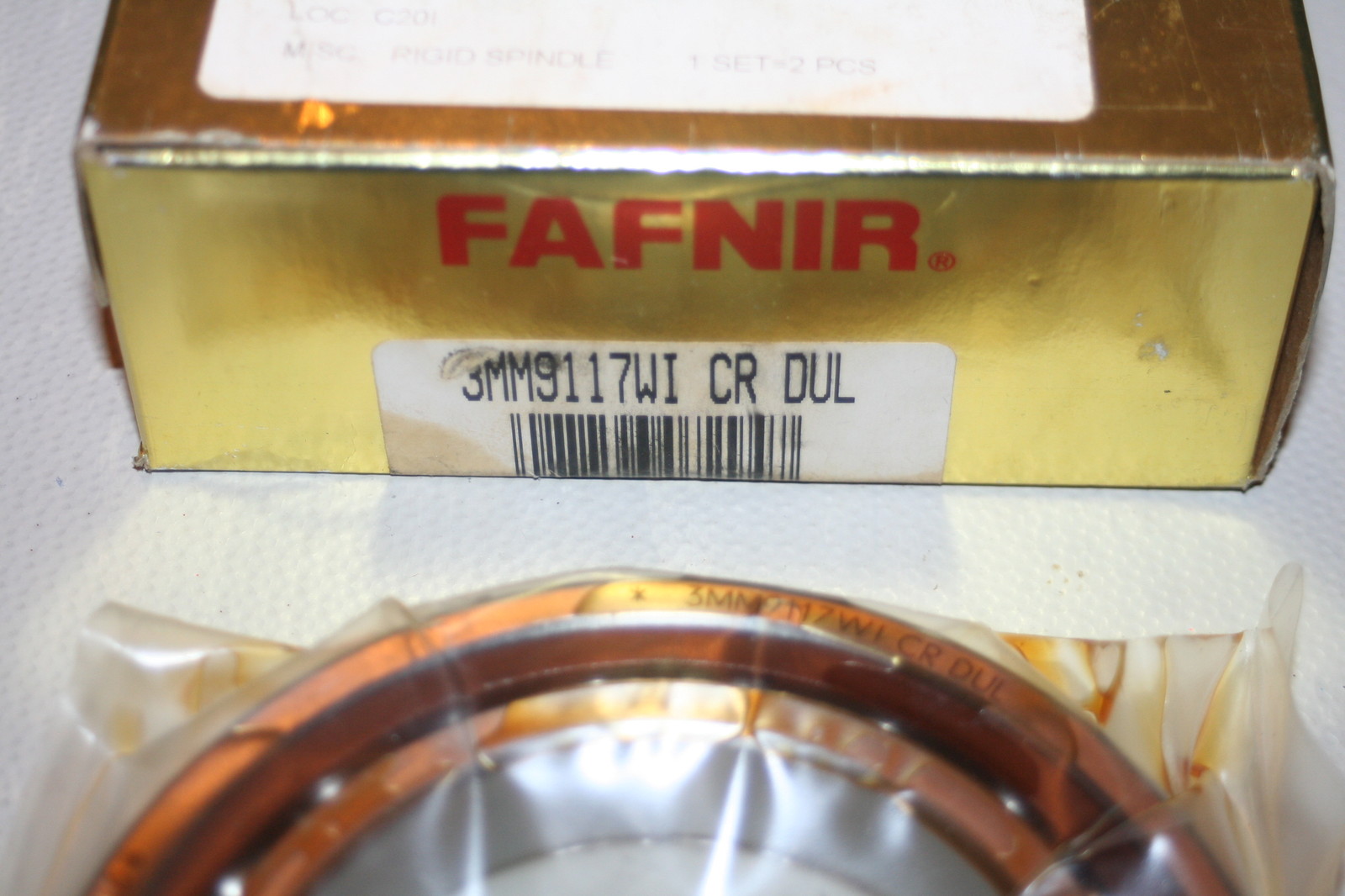 (1/2 pair) New Fafnir 3MM9117.WI.CR.DUL Super Precision Bearing 3MM9117WI.SUL