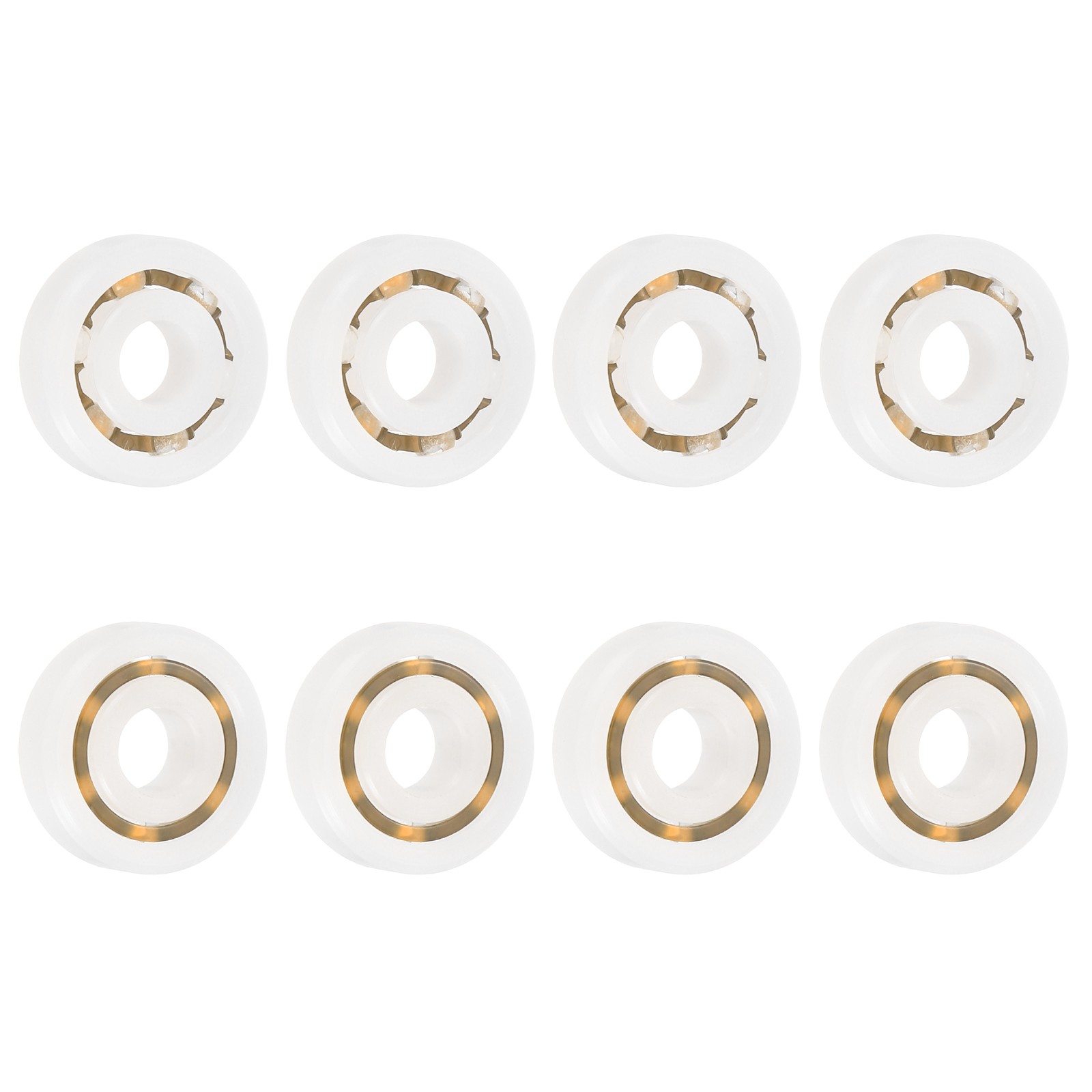 8pcs POM 603 Ball Bearings, 3x9x3mm for Deep-Groove