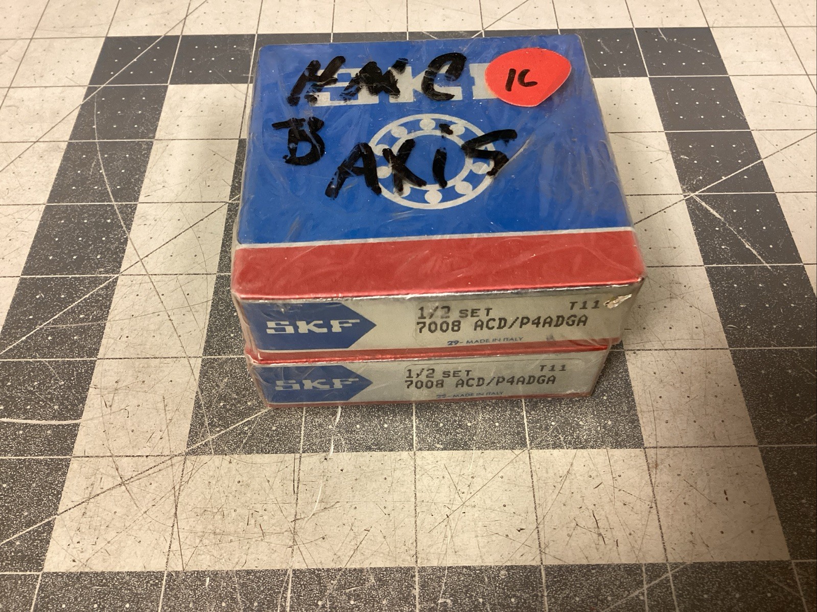SKF 7008 ACD/P4ADGA Angular Contact Bearings (Lot of 2)(LQS66F)