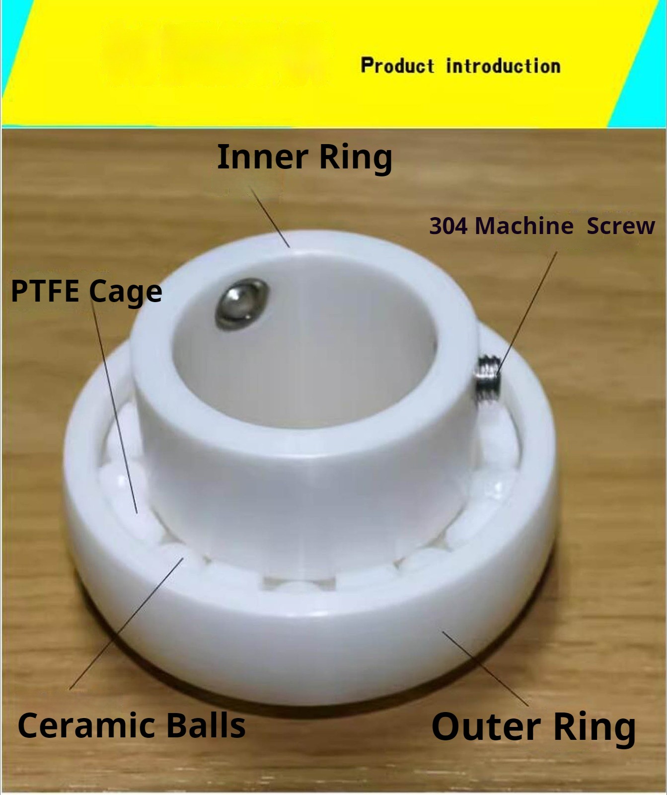 Zirconia Ceramic Outer Spherical Bearing UC 203 204 205 206 207 208 209 210~212