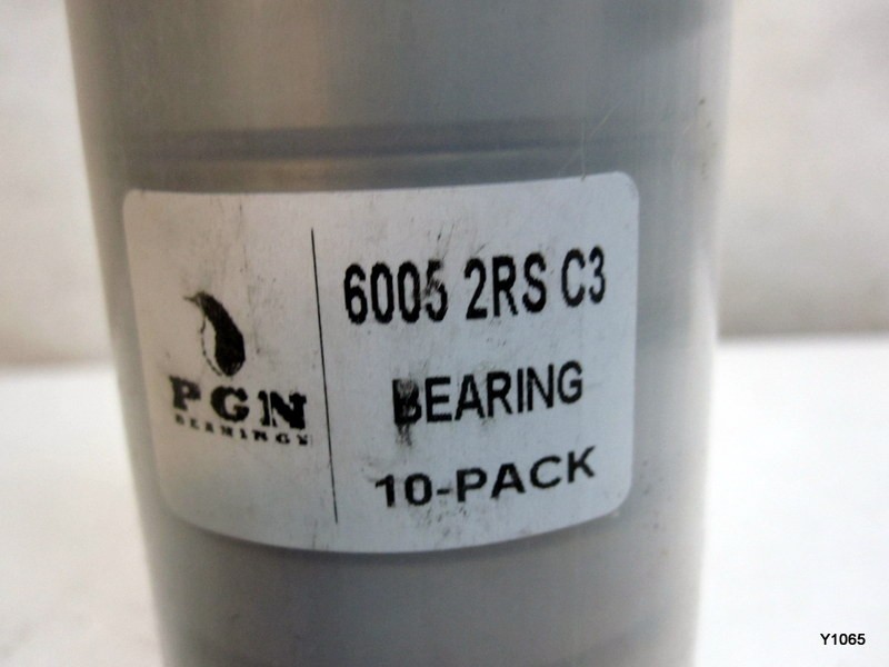 (10) 6005-2RS Premium Rubber Seal Ball Bearing 25x47x12, 6005 2RS