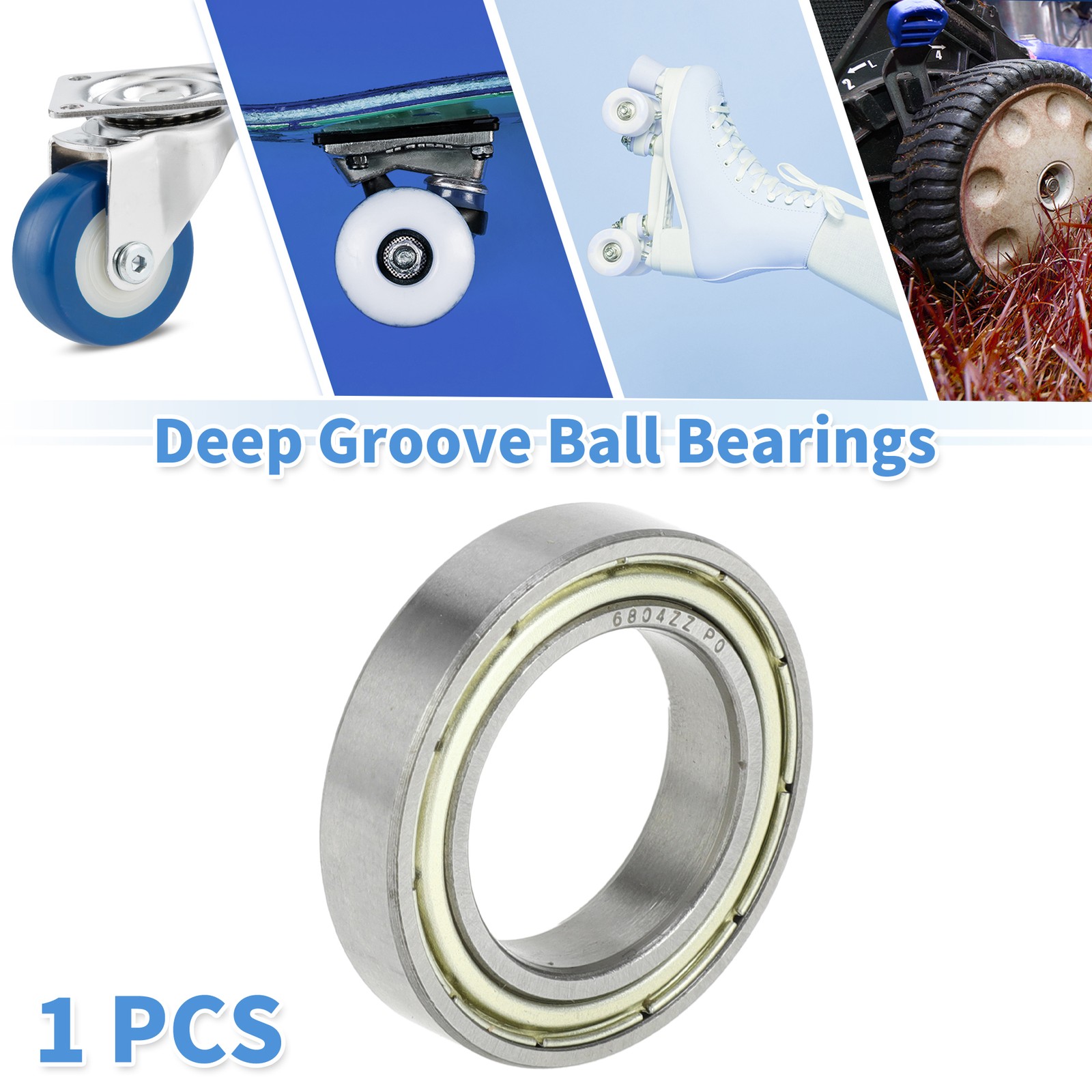6804ZZ Deep Groove Ball Bearings P0 20x32x7mm 1 Pc Scooter Skateboard Wheel