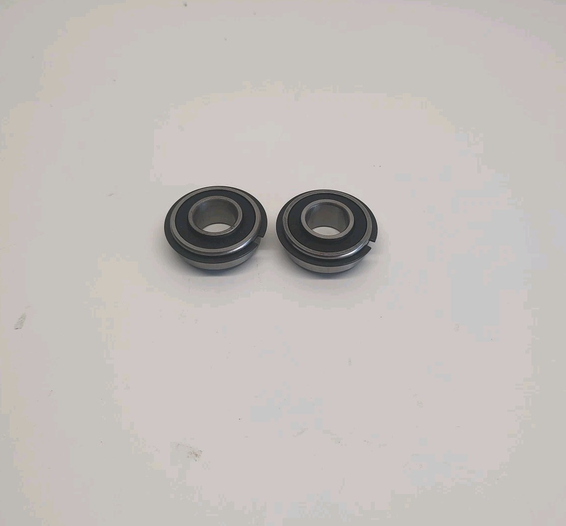 2 Each New No Box Peer 88016 NR Ball Bearing 16x35x11mm Wide With Snap Rings