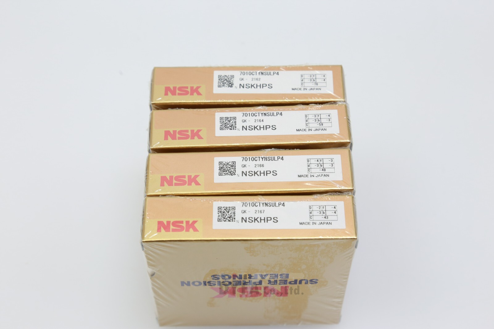 NSK Genuine Precise Angular Contact Ball New 7010CTYNSULP4 BRG-D-2231=5F14