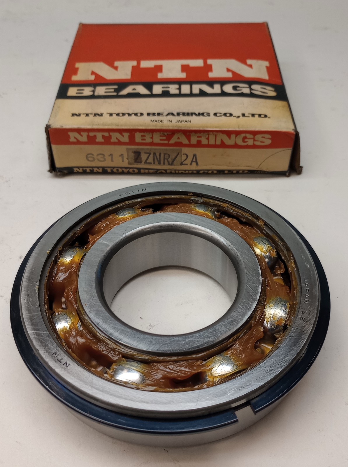 NTN 6311-ZNR-2A Ball Bearing Deep Groove 55 x 120 x 29mm 6311ZNR-2A
