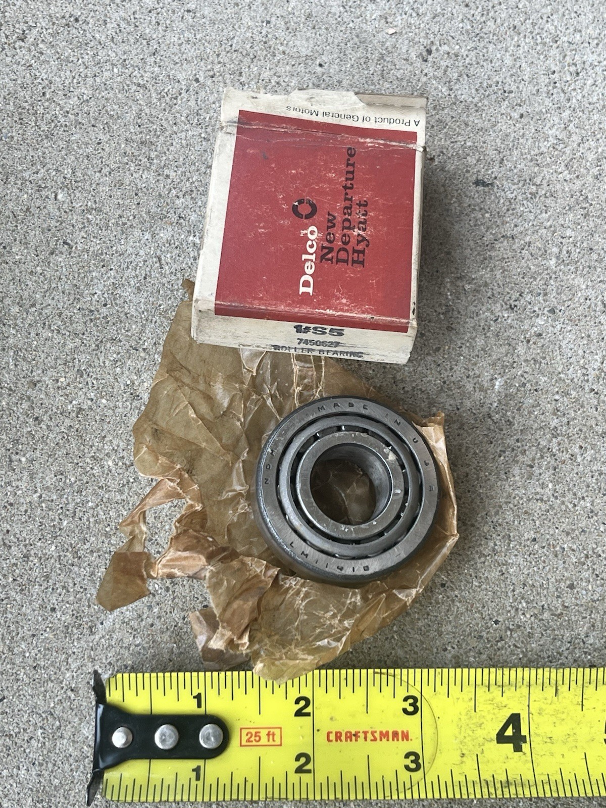 NOS Vintage Delco New Departure Hyatt Bearing – S5 / 7450627