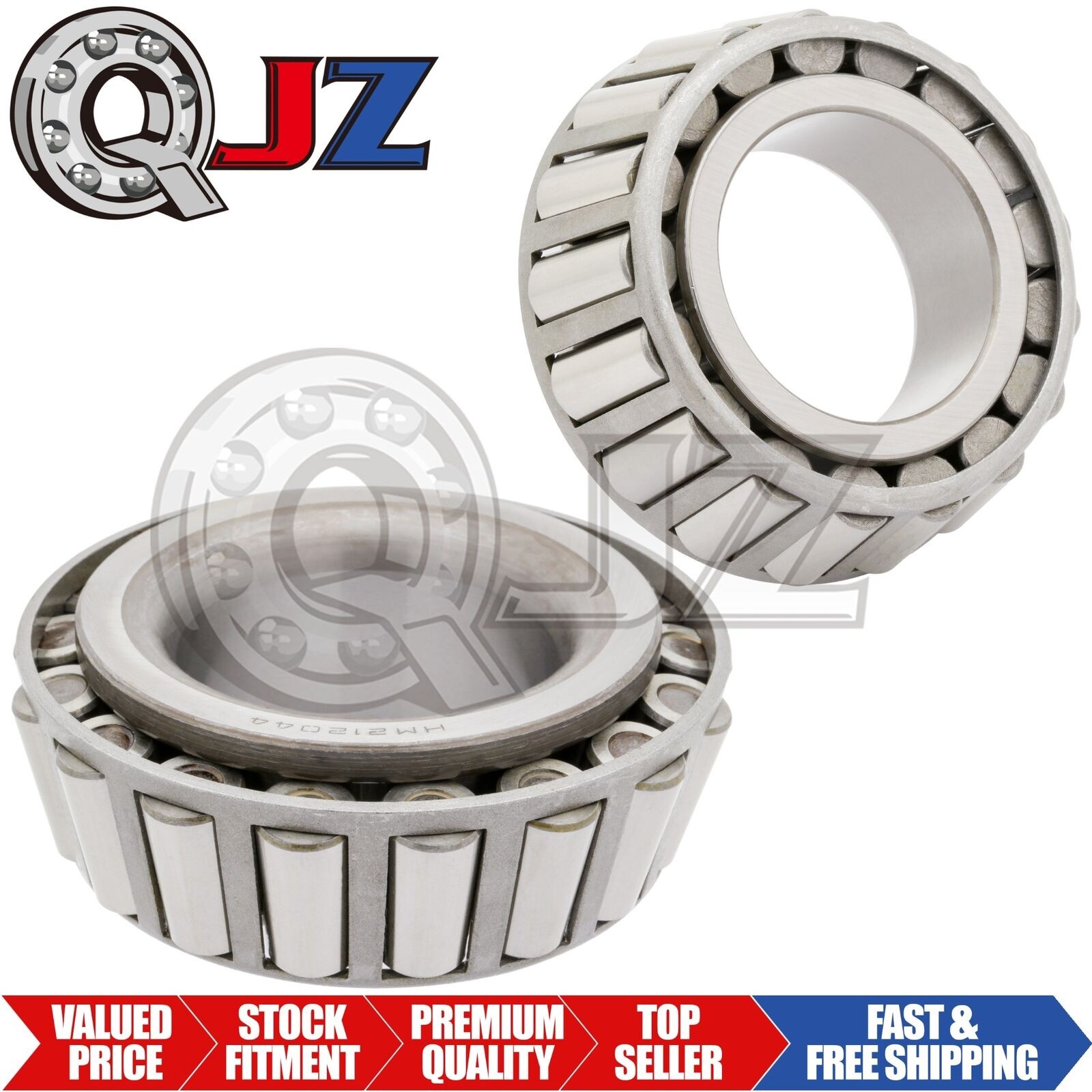 [2-Packs] New HM212044 Tapered Roller Bearing Cone 2.375″ (Bore) x 1.51″ (Width)