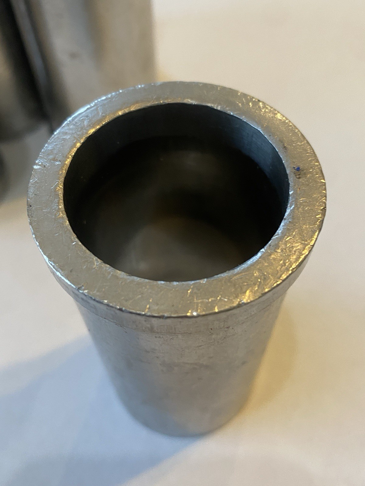 Lot Of 5 Steel Shouldered Press Bushing/fitting 1-7/8” Flange 1-7/16”ID 1-3/4”D